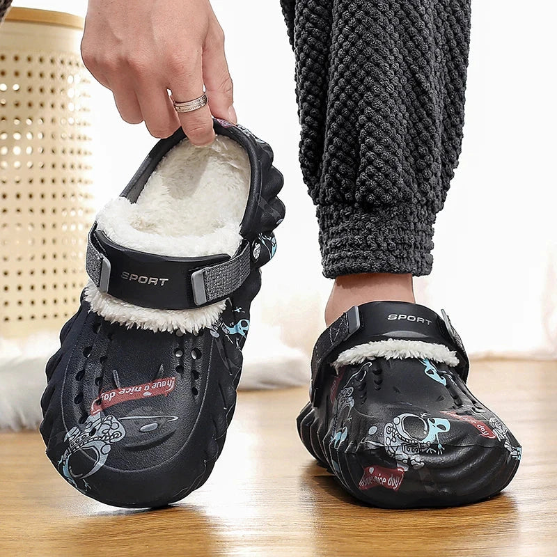 Shoes Winter Men's Flip Flops Padded Slippers Men’s Free GlowCart