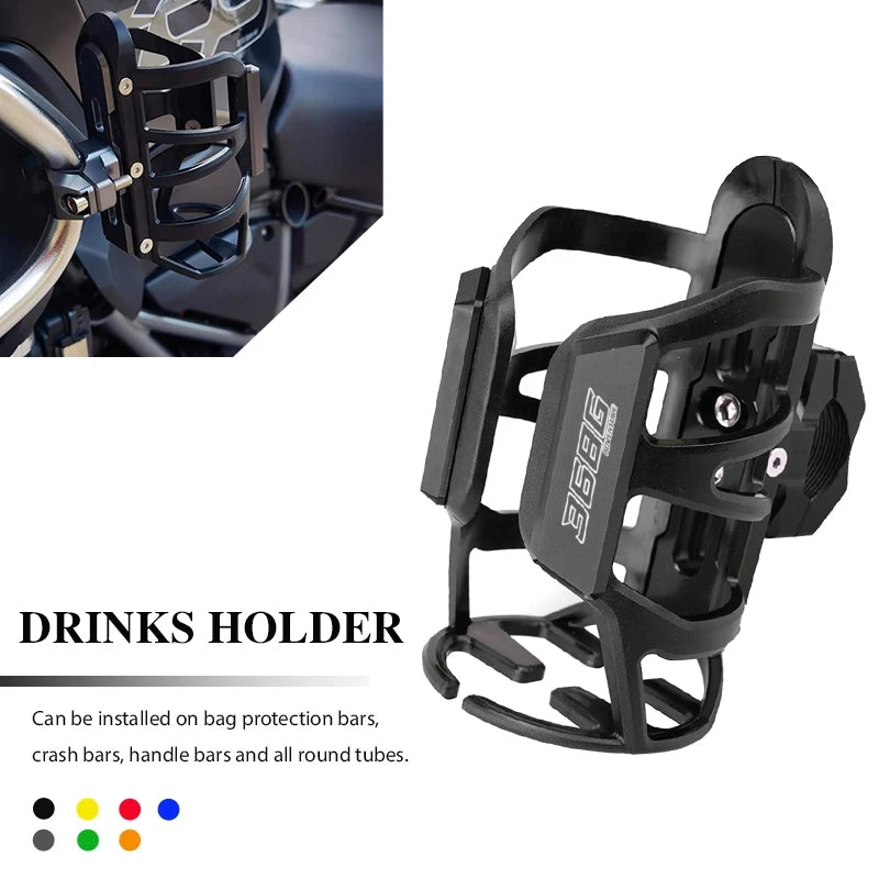Cup Holder For ZONTES 368G 368E 368K ZT368G ZT368K ZT368E zontes 368g 368k Motorcycle Water Bottle Drink Cup Holder Stand Mount GlowCart