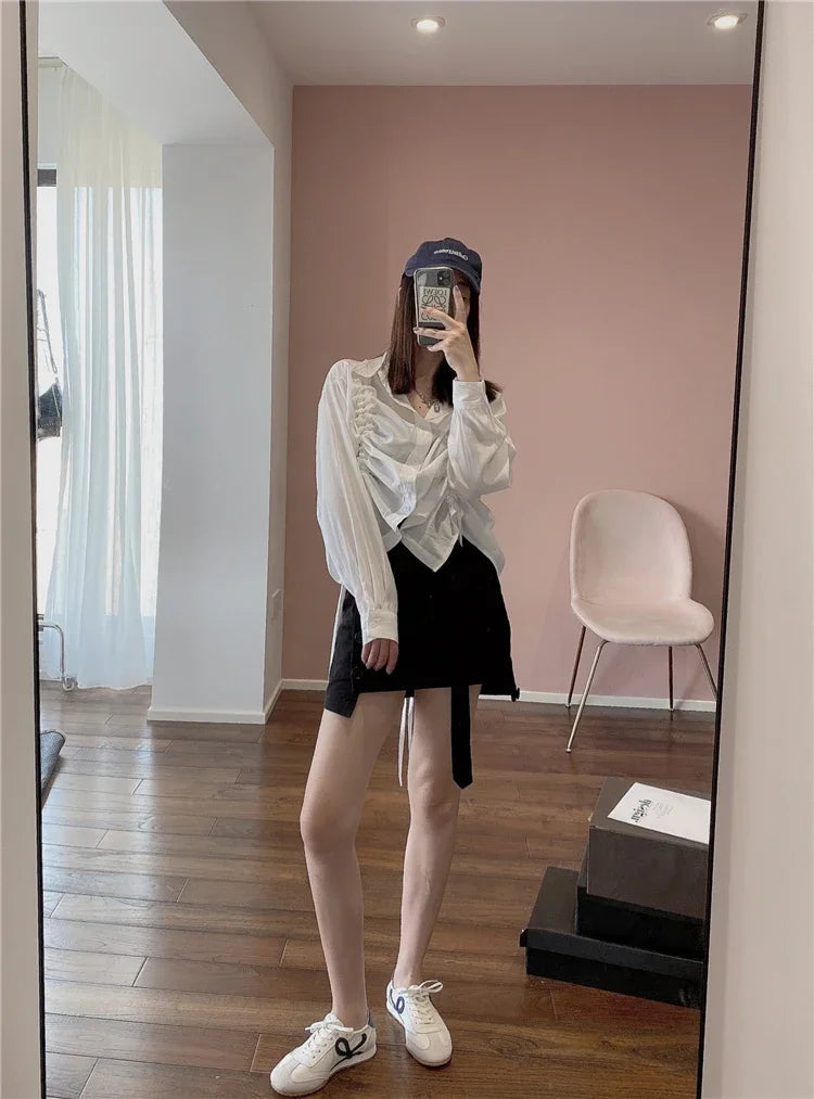 Women's Sneakers White Platform Woman Flats Sports Shoes Female Lightweight Vulcanized Shoes Ladies Casual Comfortable Trainers GlowCart