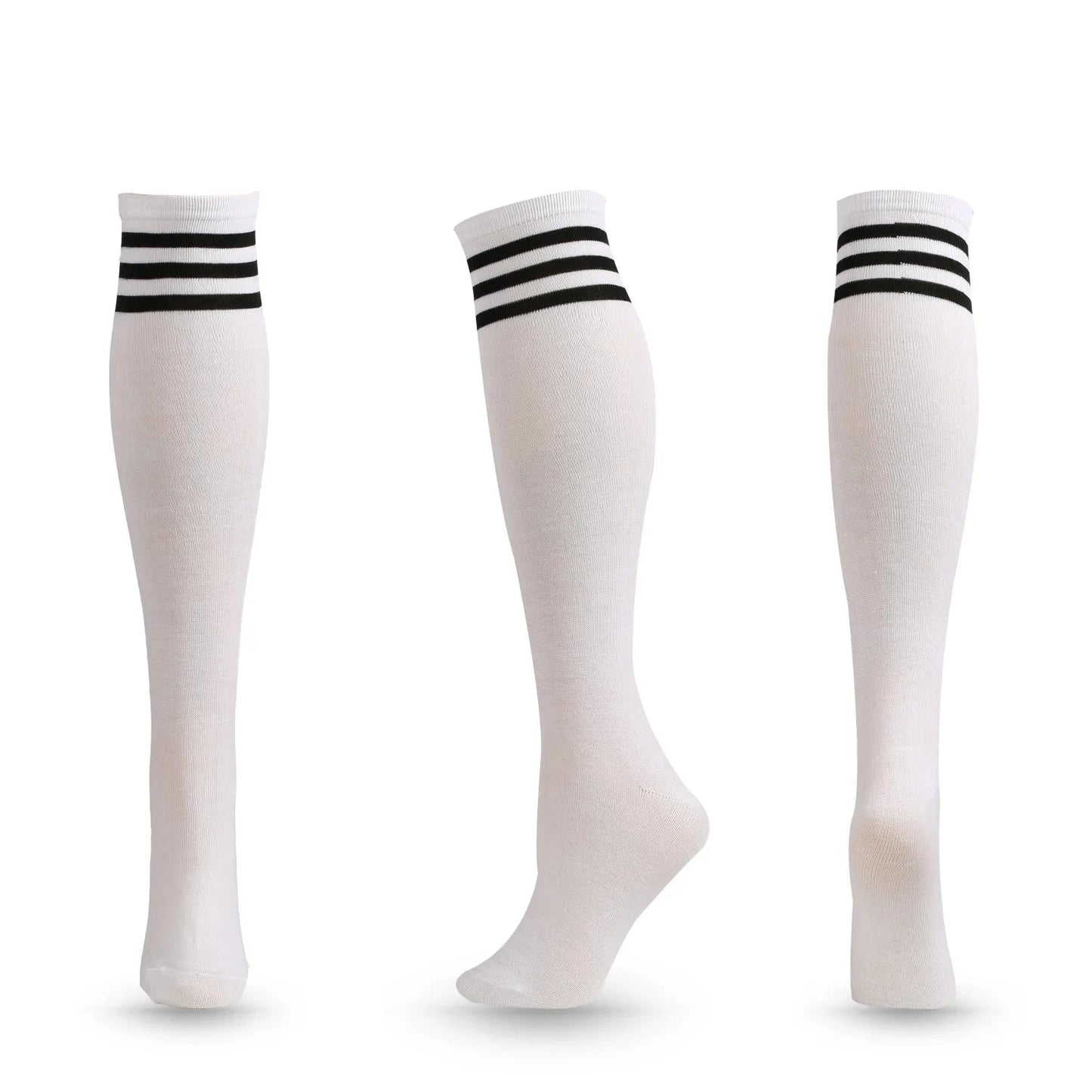 Unisex Compression Socks Football Socks Non-slip Long Tube Knee High Stockings Socks Striped Soccer Socks Running Sports Socks GlowCart