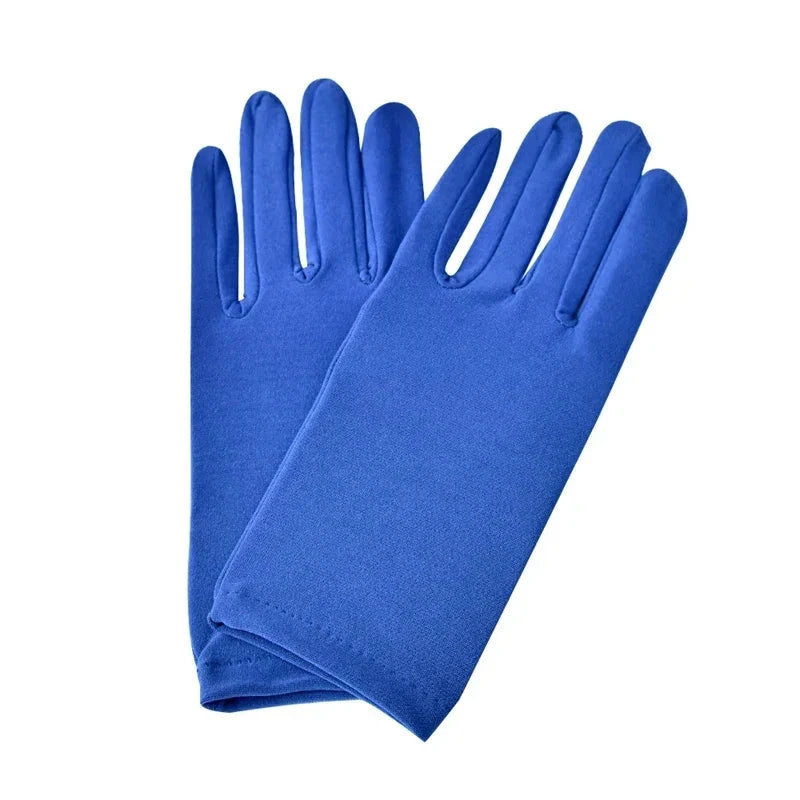 Woman Gloves for Summer Satin Sunscreen  Female Thin Solid GlowCart