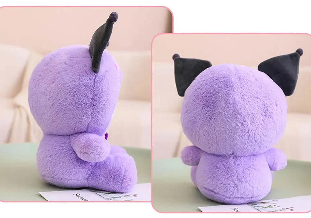 25cm Anime Sanrio Plush Doll Toys  Kawaii Hello Kitty Kuromi GlowCart