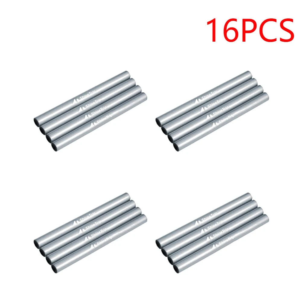 8-40PCS Tent Tube Aluminum Alloy Tent Emergency Tube GlowCart