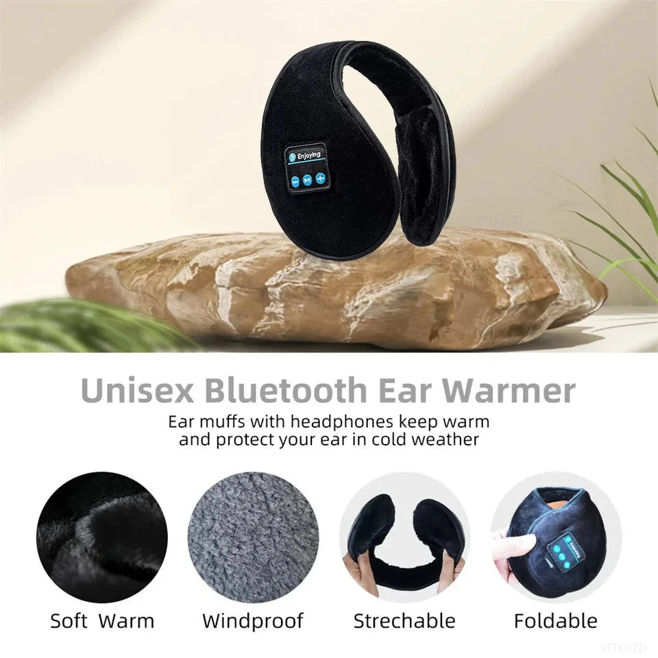 Wireless Ear muffs Bluetooth Headphones Earmuffs Winter GlowCart