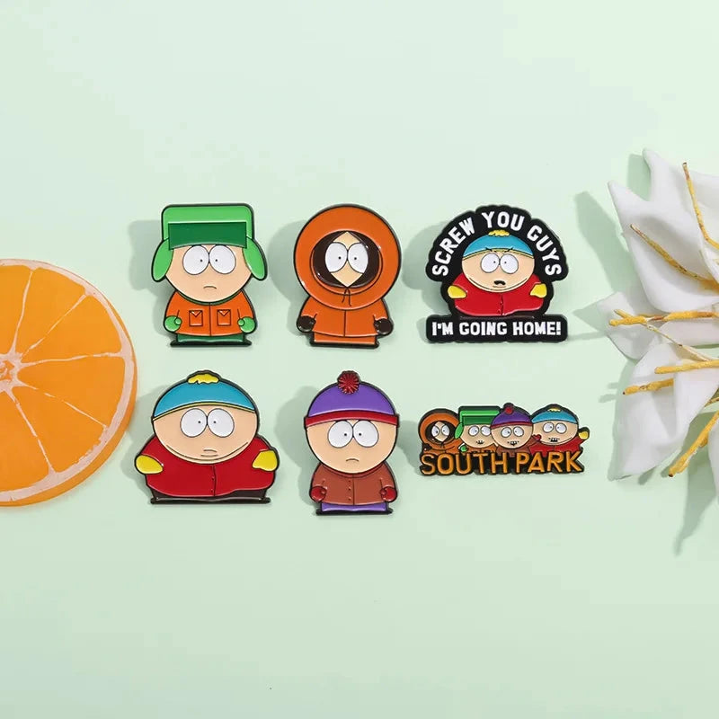 Coming Home Enamel Pin Cute South Park Badge Decorative GlowCart