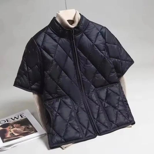 New Down Cotton-Padded Vest Jacket 2025 Autumn Winter GlowCart