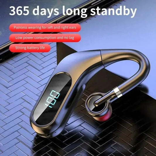 Bluetooth Headphones with Real-time Digital Display HD Sound GlowCart