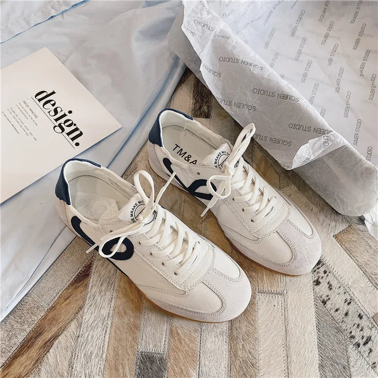 Women's Sneakers White Platform Woman Flats Sports Shoes Female Lightweight Vulcanized Shoes Ladies Casual Comfortable Trainers GlowCart