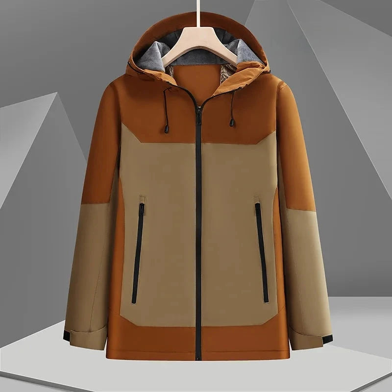 Premium Super Soft Fleece-lined Hooded Anorak Men Outdoor GlowCart