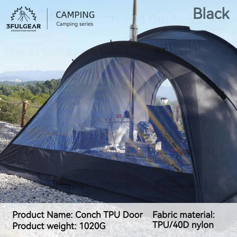 3F UL GEAR Car Docking Tunnel Tent Shelter 3-4 People GlowCart