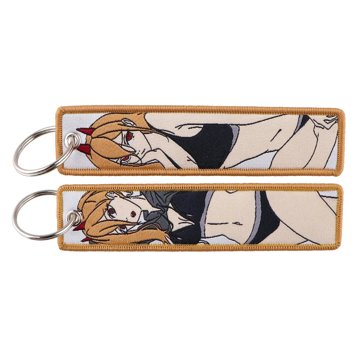 Classic Anime Cool Embroidery Key Fobs Key Tag Motorcycles GlowCart