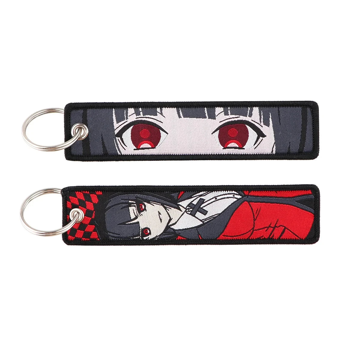 Classic Anime Cool Embroidery Key Fobs Key Tag Motorcycles GlowCart
