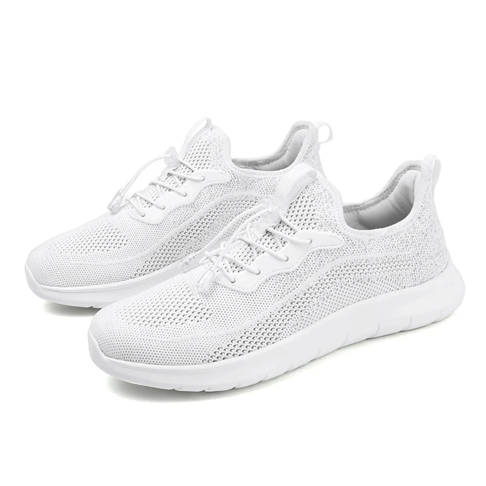 Men's Spring Summer Woven Sneakers, Breathable Adjustable GlowCart