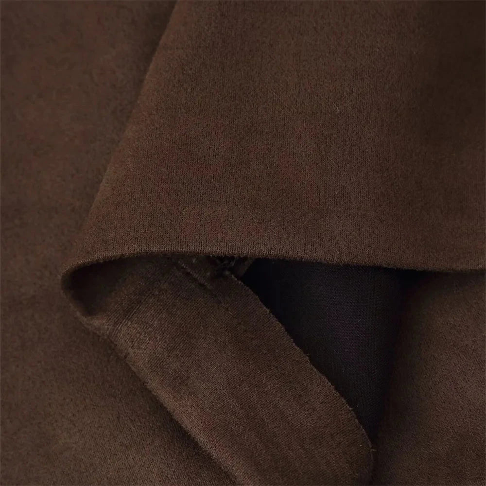 BMURHMZA women's new casual loose suit collar long sleeved GlowCart