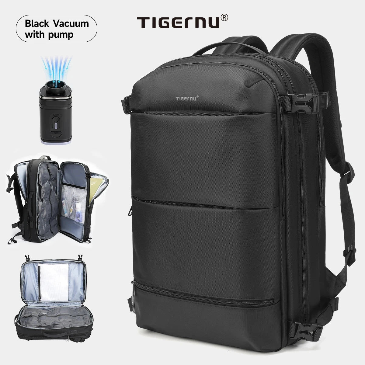 Tigernu Vacuum Compression Backpacks Men Travel Backpack GlowCart