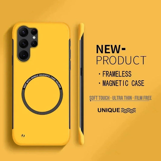 Ultra Thin Hard PC Magnetic Frameless Phone Case For Magsafe GlowCart