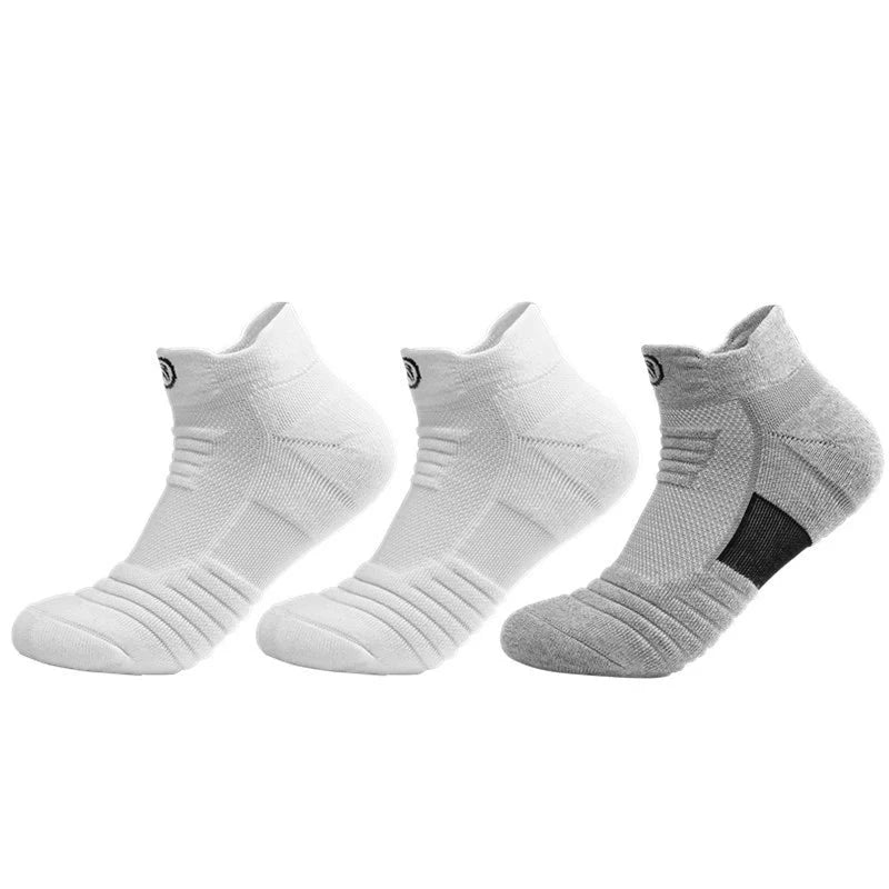 3/6 Pairs Sports Socks For Man High Quality Comfortable Breathable Basketball Short Socks Casual Fashion Low-cut Ankle Socks GlowCart