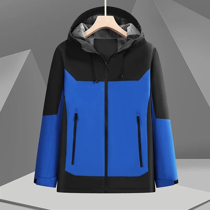 Premium Super Soft Fleece-lined Hooded Anorak Men Outdoor GlowCart