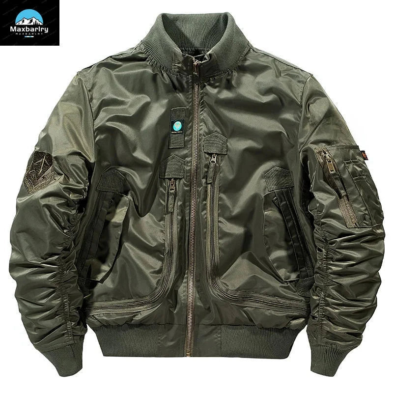 Ma-1 MA-1 Functional Bomber Jacket Men's Autumn 2024 Retro GlowCart