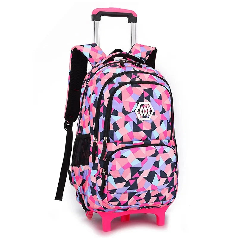 wheeled bags for girls kids Travel luggage Rolling School GlowCart