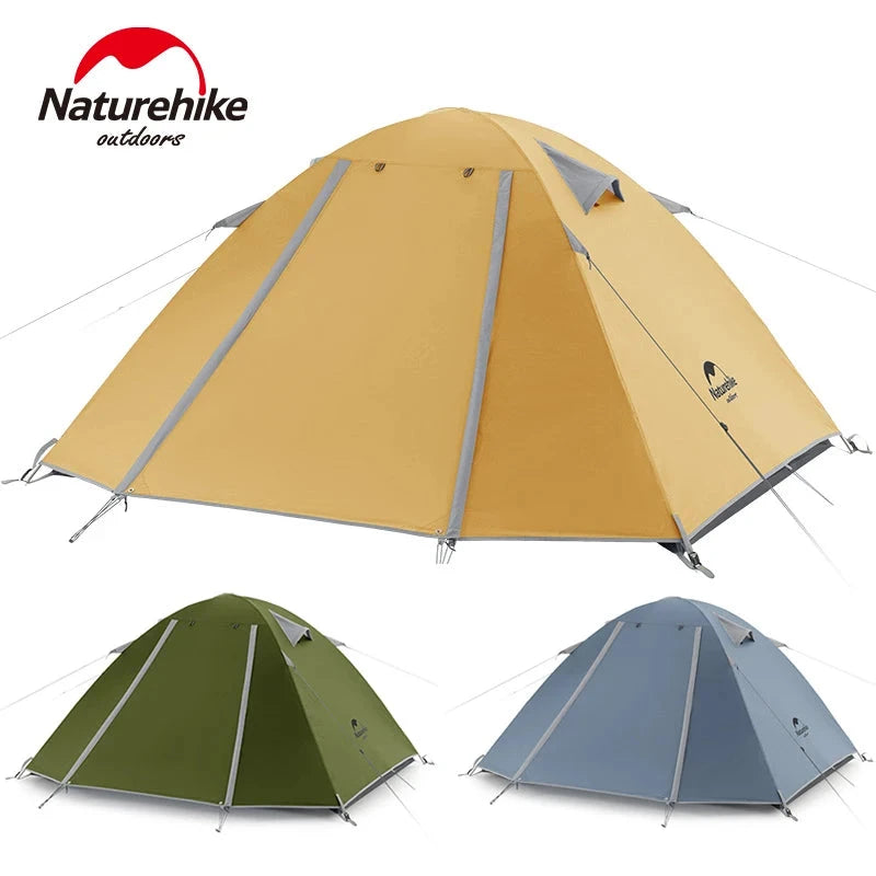 Naturehike P Series Camping Tent Double Layer Ultralight GlowCart