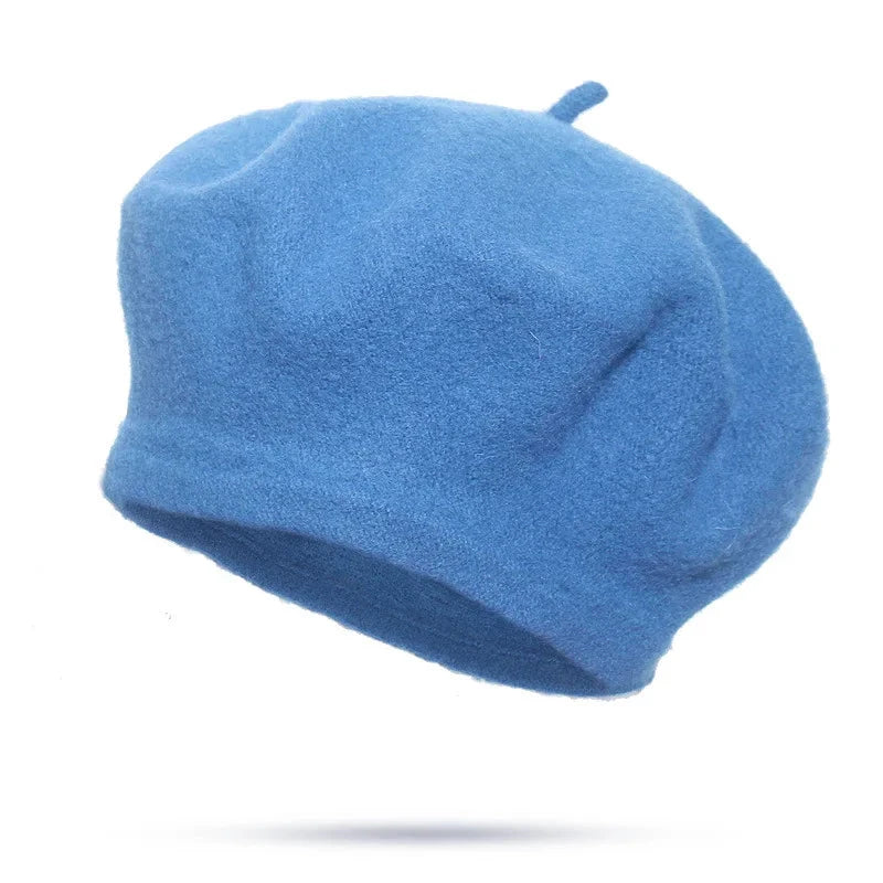 New Multi-color Wool Thick Berets Winter Autumn Artist GlowCart