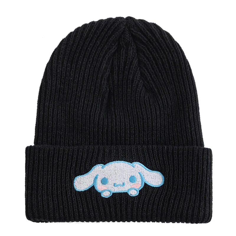 Hot Sale Saniro Hello Kitty Beanie Hat Women Cute Cartoon GlowCart