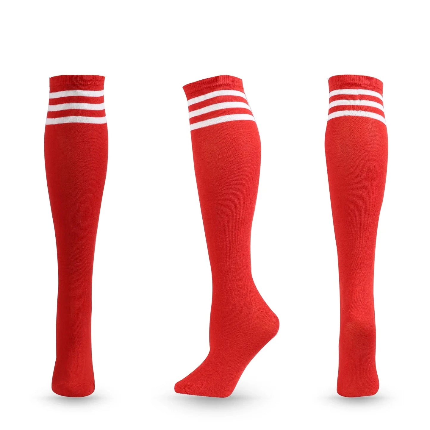 Unisex Compression Socks Football Socks Non-slip Long Tube Knee High Stockings Socks Striped Soccer Socks Running Sports Socks GlowCart