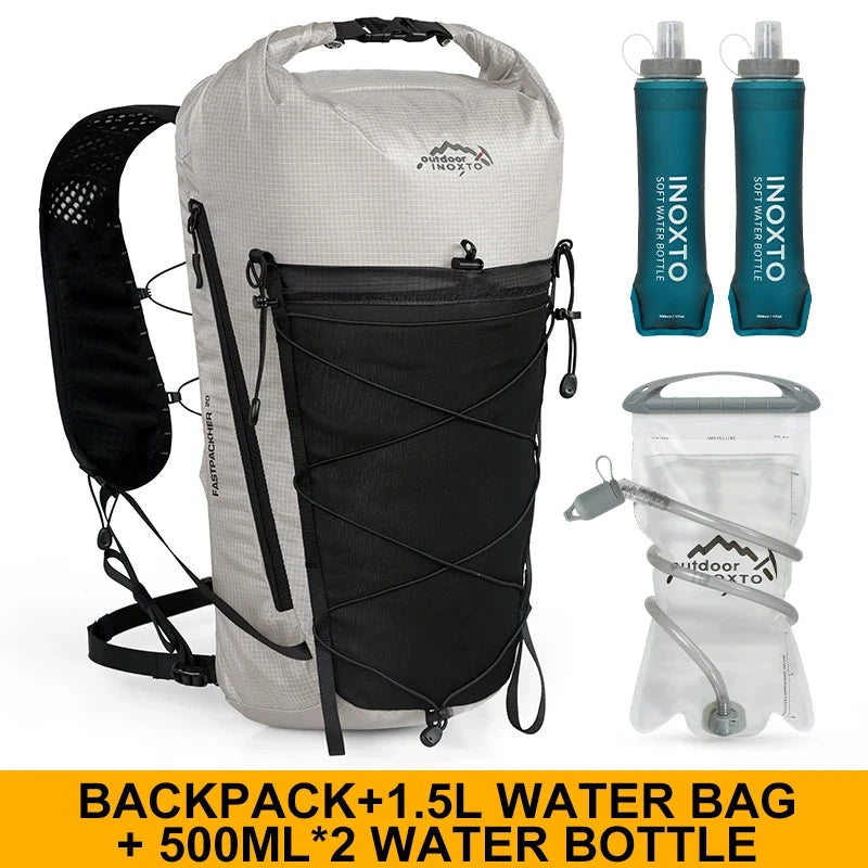 Hiking Backpack for Men and Women, Waterproof Camping GlowCart