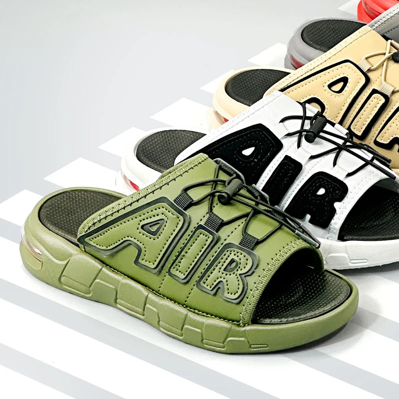 Men's Sport Slippers Summer Sandals Thick Sole Beach Flip-flops Flats Outdoor Breathable Sneaker Size 40-49 Big Fat GlowCart