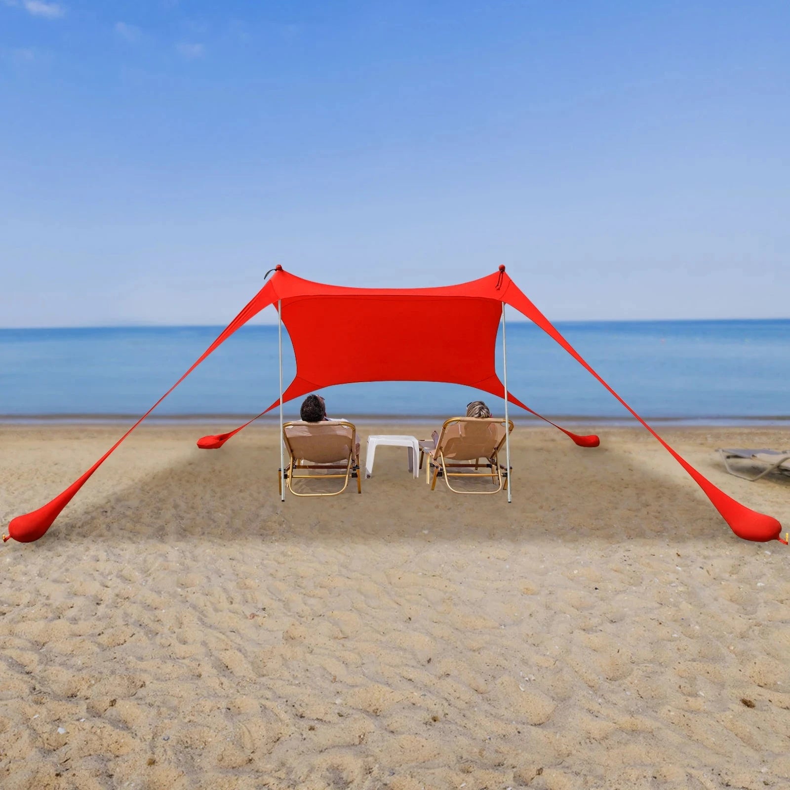 Hot Sell Portable Beach Canopy Tent Sunshade Polyester Fiber GlowCart