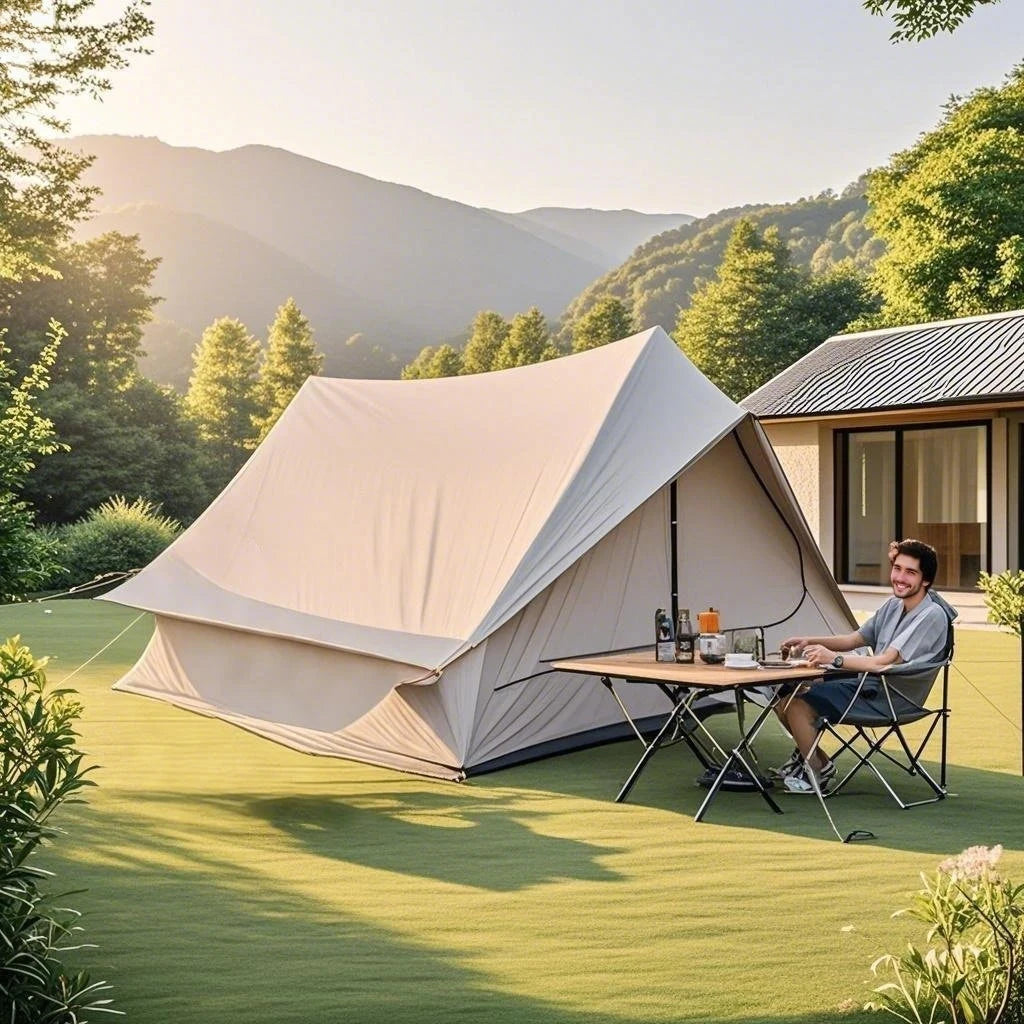 Ultralight Waterproof 2-3 Person A Frame Camping Tent - GlowCart