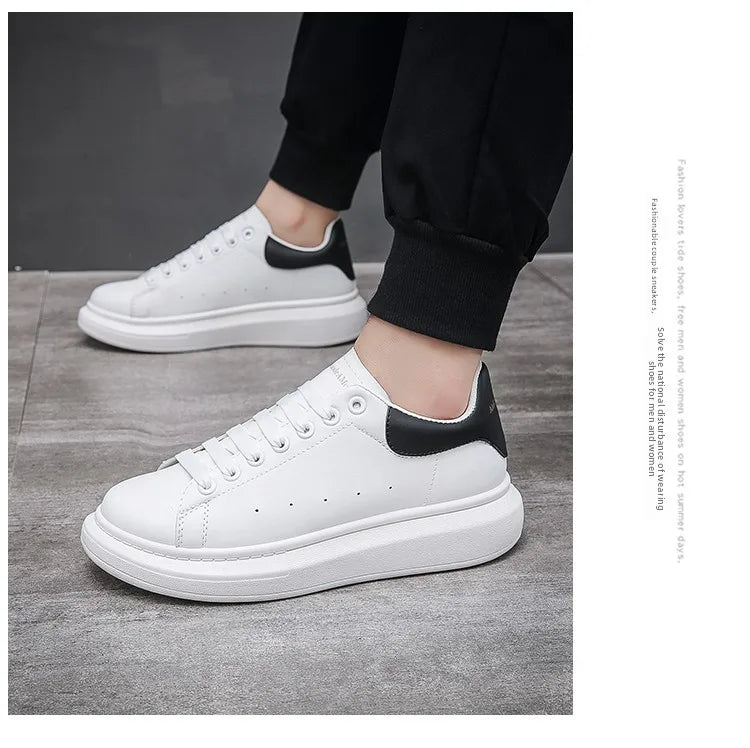 2025 Men Causal Shoes Pring Brand Spring Designer Wedges White Sneakers Platform Tenis Feminino Trainers Female Walking GlowCart