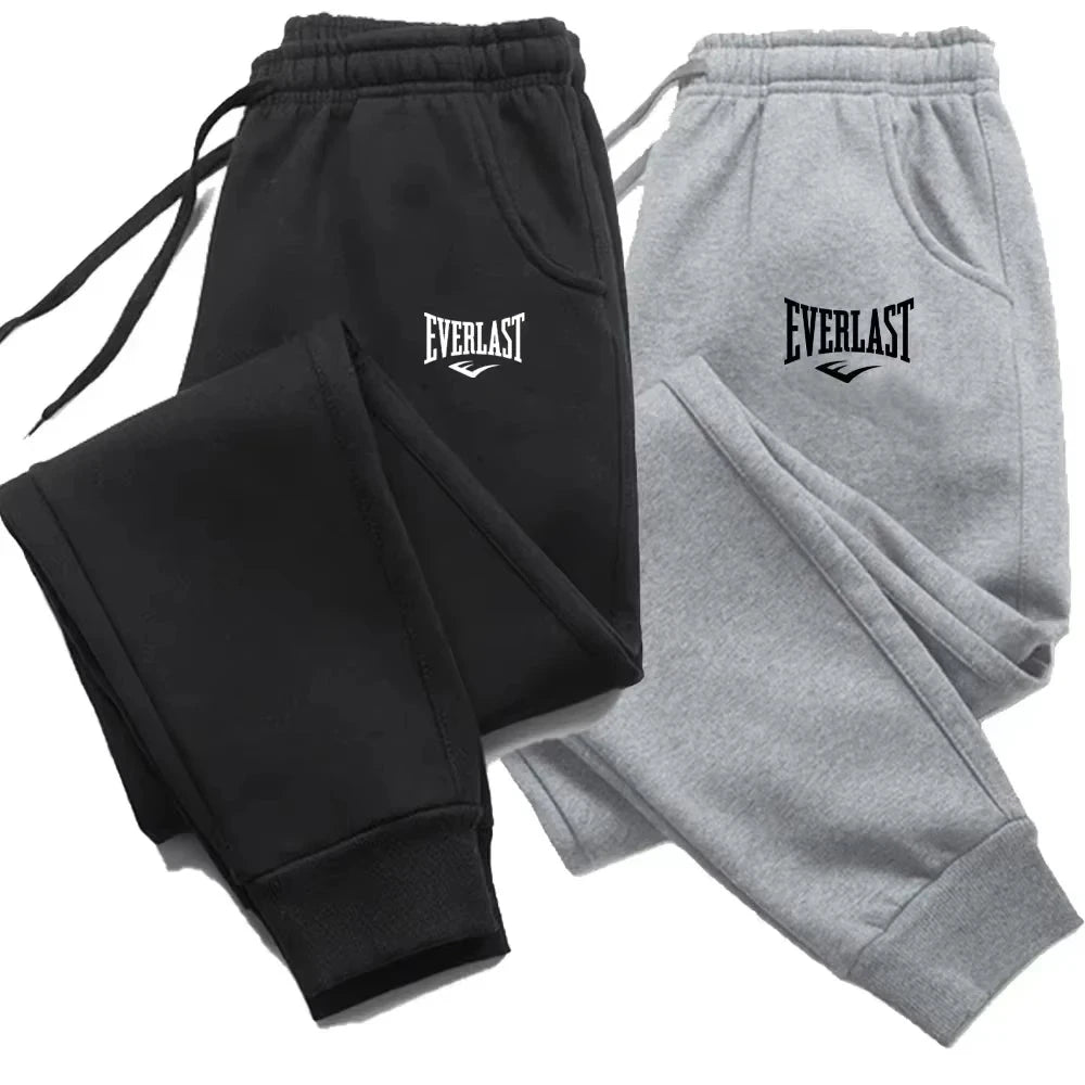 Men Printed Pants EVERLAST Men Women Running Pants Joggers GlowCart