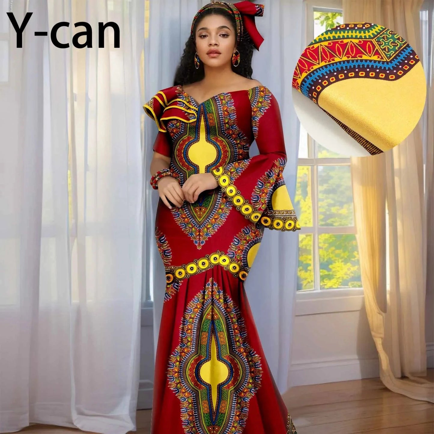New Fashion African Birthday Dresses for Women Luxury Ankara GlowCart