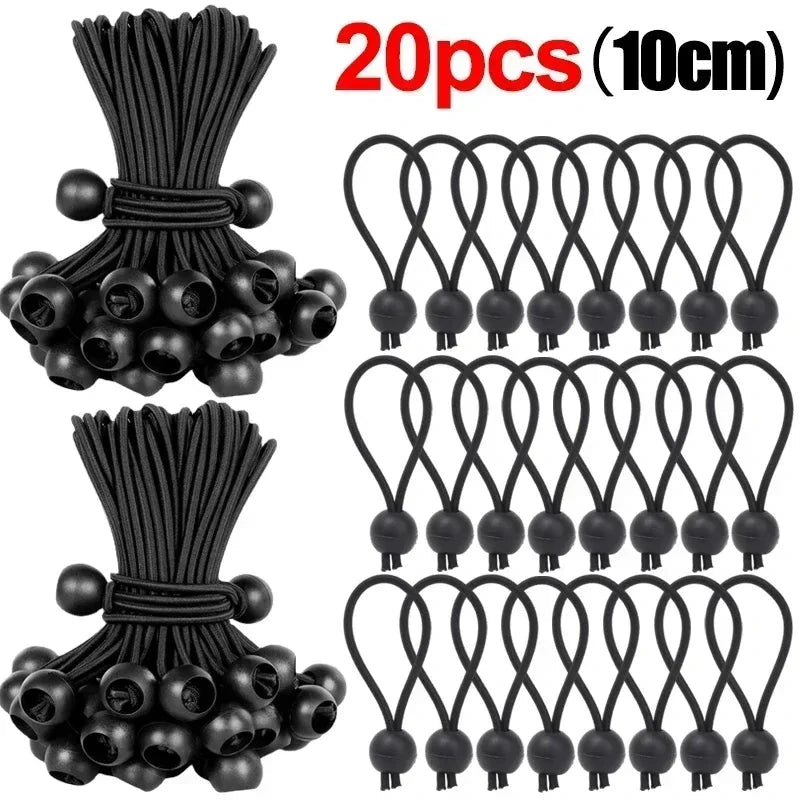 Outdoor Elastic Ball Rope Bungee Cords Portable Tent Fixing GlowCart