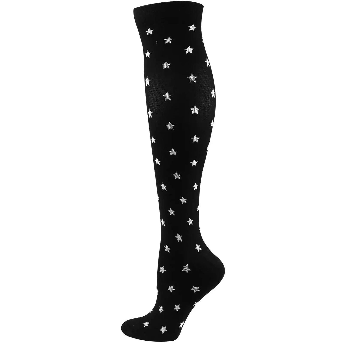 Men Women Compression Socks Varicose Veins Socks 20-30 Mmhg Outdoor Sports Cycling Travel Flight Nurse Running Leg Support Socks GlowCart