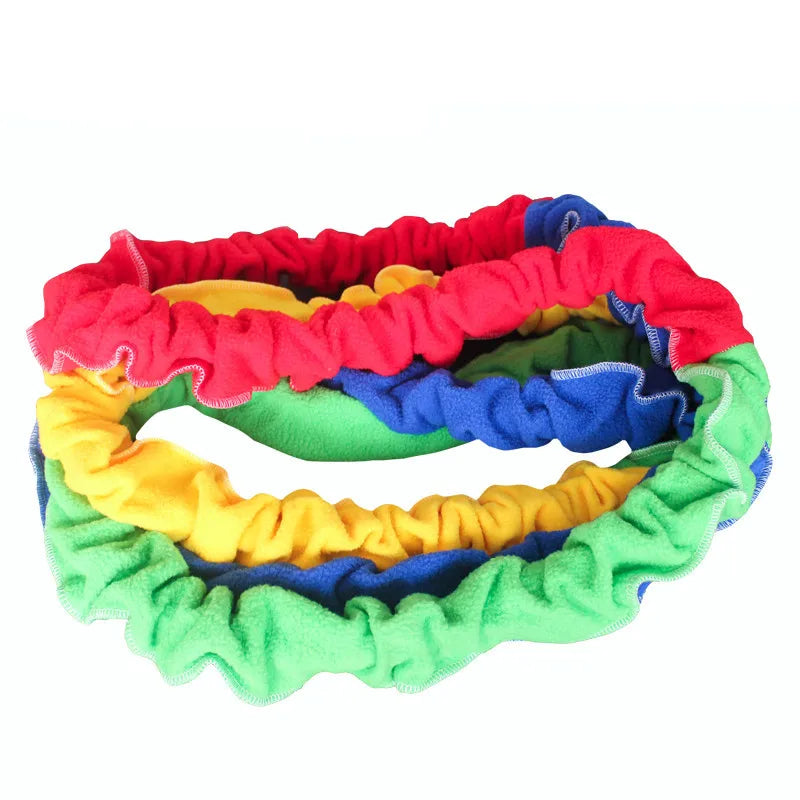 Team Building Games Outdoor Elastic Fleece Cooperative Stretchy Band Integrations Challenges Fun For Children And Adults GlowCart