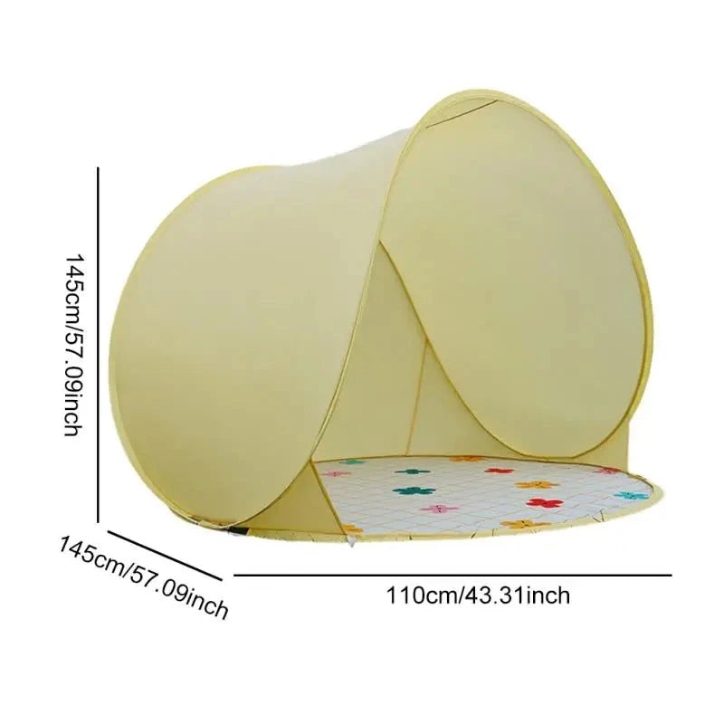 Waterproof Automatic Instant Pop up Tent Family Camping GlowCart