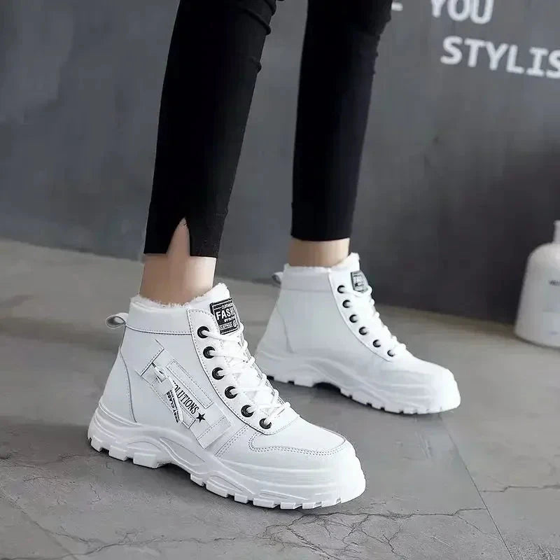 Winter Snow Boots for Women Casual High-top Shoes Warm GlowCart