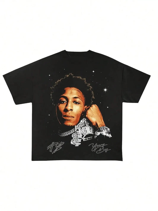 Youngboy  T Shirt Unisex T-Shirt Men`s Women Casual Short GlowCart