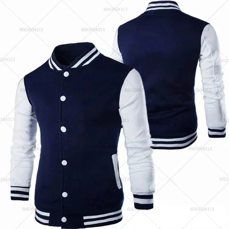 Unisex Women's Men Baseball Jacket Autumn Winter Coats GlowCart