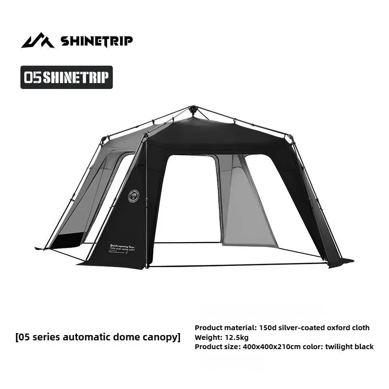 ShineTrip Quick Open Dome Tent Free Building Sunscreen Wind GlowCart