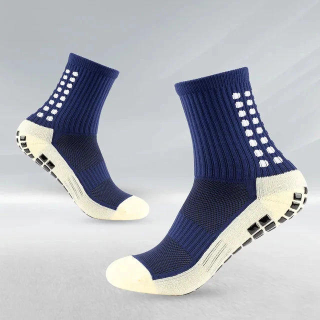 Anti-slip Football Socks Non-slip Soccer Basketball Tennis Outdoor Sport Socks Grip Cycling Riding Men Socks GlowCart