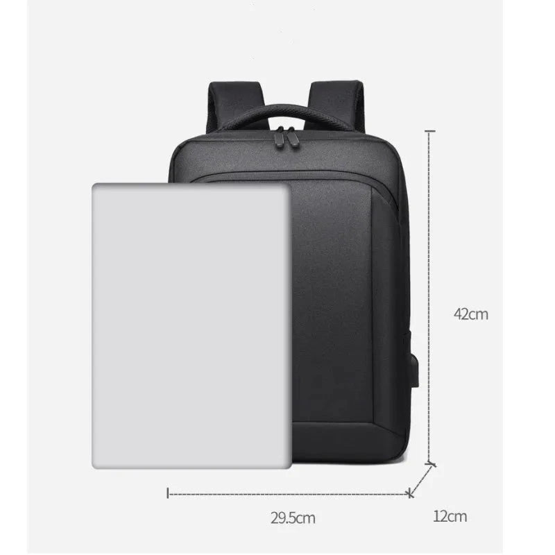 Man Oxford Backpacks High Quality Men 15.6 inch Laptop GlowCart