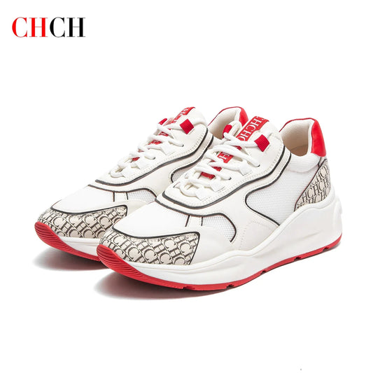 CHCH Women's Vulcanized Shoes 2025 New Comfortable Mesh GlowCart