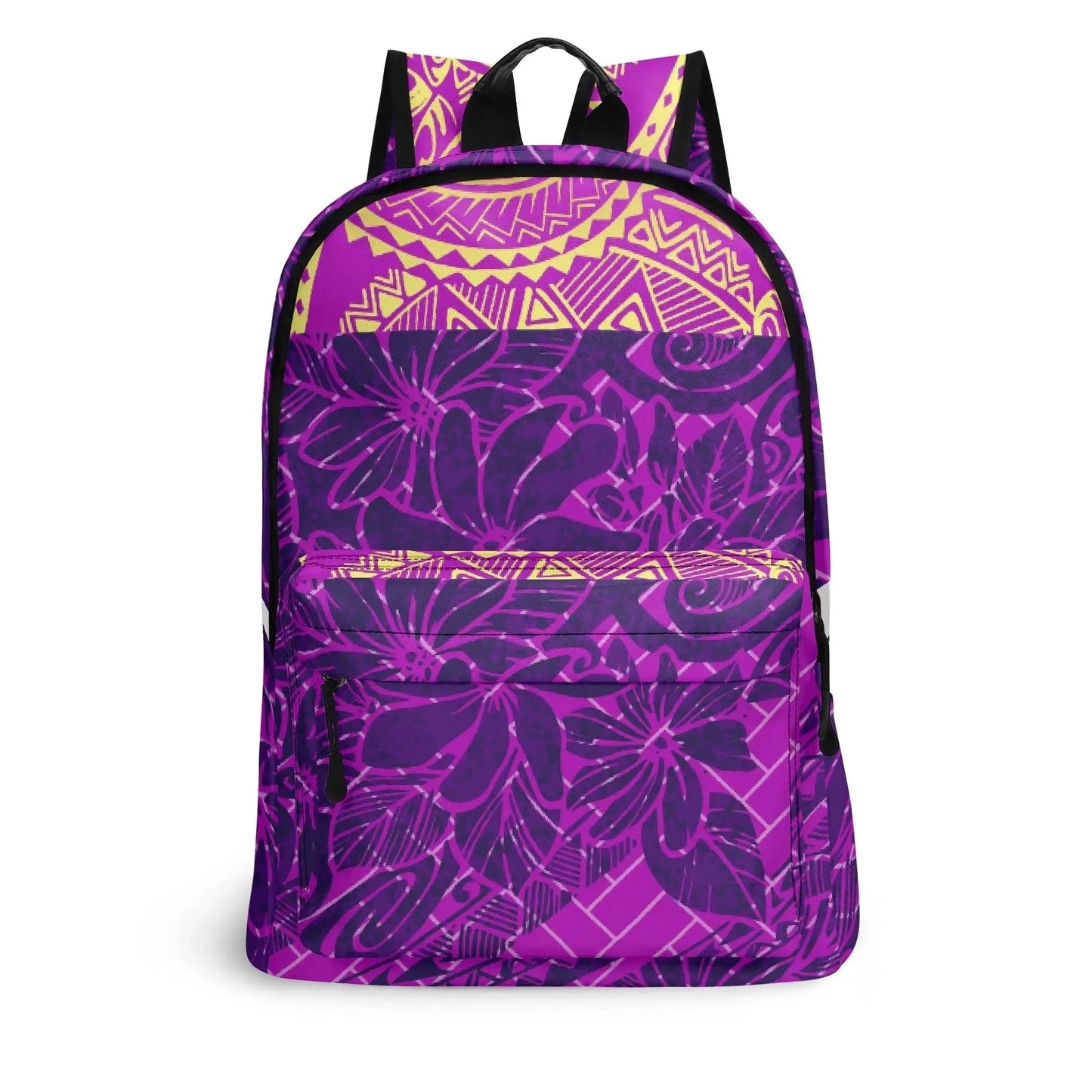 Flower Customization Travel Polynesian Hiking Men'S Backpack GlowCart