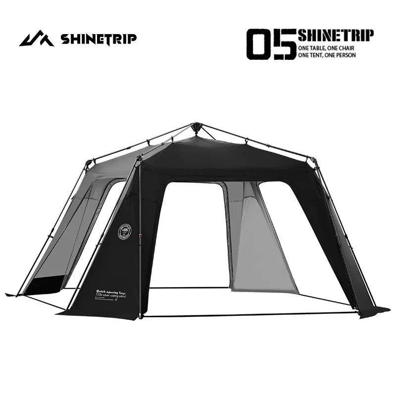 ShineTrip Quick Open Dome Tent Free Building Sunscreen Wind GlowCart