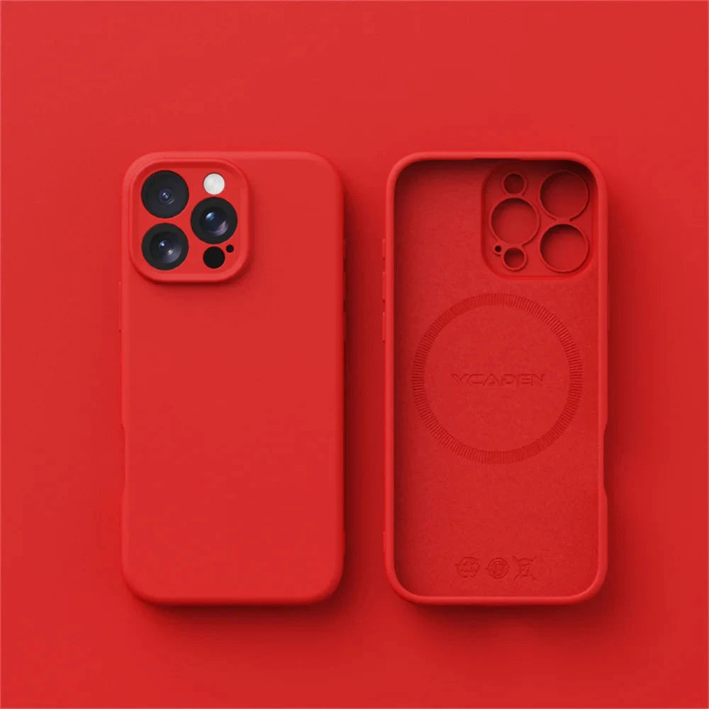 Luxury Liquid Silicone For Magsafe Phone Case For iPhone 16 GlowCart