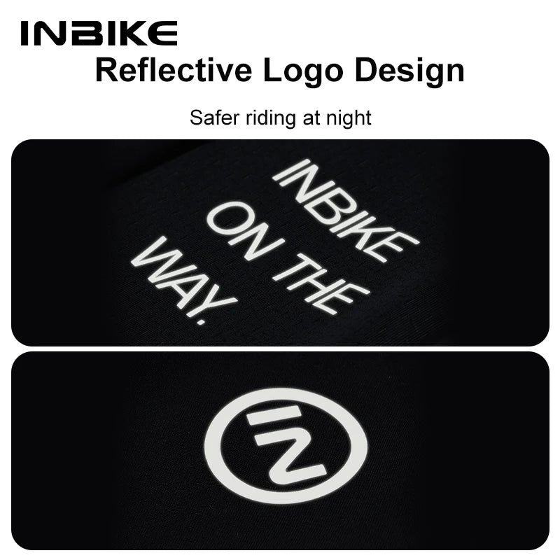 INBIKE Winter Cycling Bib Pants Thermal Fleece Men's MTB Cycling Clothing 3D Padded Cold Weather Bike Bib Tights Legging Clothes GlowCart